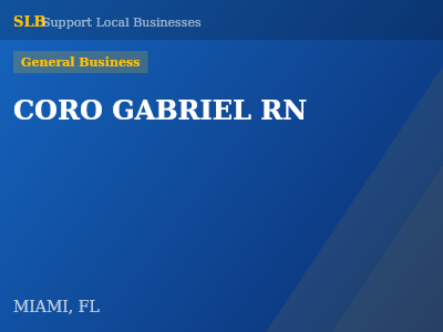 CORO GABRIEL RN — General Business in MIAMI, FL