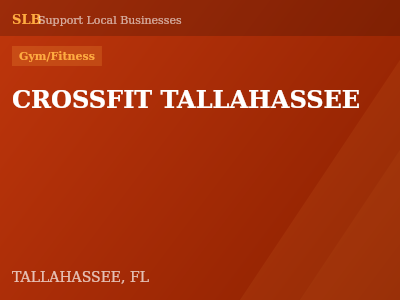 CROSSFIT TALLAHASSEE — Gym/Fitness in TALLAHASSEE, FL