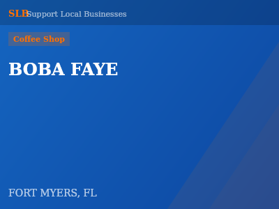 BOBA FAYE — Coffee Shop in FORT MYERS, FL