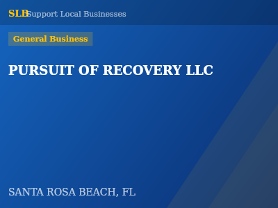 PURSUIT OF RECOVERY LLC — General Business in SANTA ROSA BEACH, FL