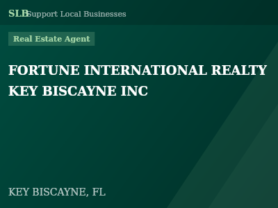 FORTUNE INTERNATIONAL REALTY KEY BISCAYNE INC — Real Estate Agent in KEY BISCAYNE, FL
