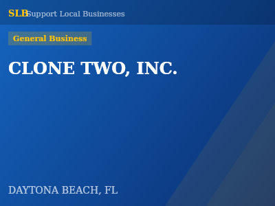 CLONE TWO, INC. — General Business in DAYTONA BEACH, FL