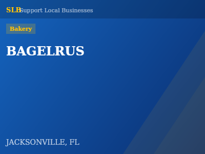 BAGELRUS — Bakery in JACKSONVILLE, FL