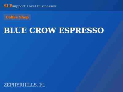 BLUE CROW ESPRESSO — Coffee Shop in ZEPHYRHILLS, FL