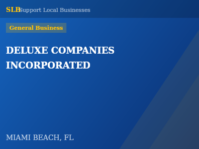 DELUXE COMPANIES INCORPORATED — General Business in MIAMI BEACH, FL
