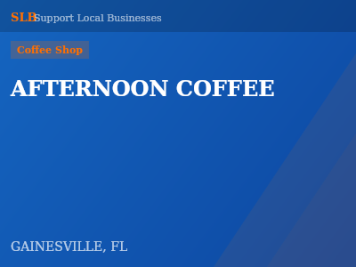 AFTERNOON COFFEE — Coffee Shop in GAINESVILLE, FL