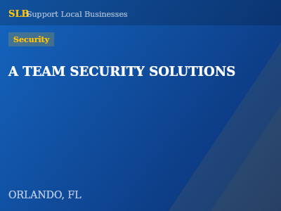A TEAM SECURITY SOLUTIONS — Security in ORLANDO, FL