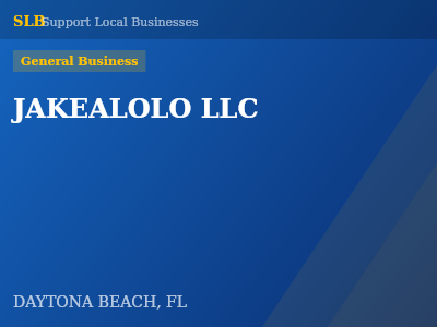 JAKEALOLO LLC — General Business in DAYTONA BEACH, FL