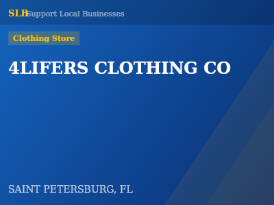 4LIFERS CLOTHING CO — Clothing Store in SAINT PETERSBURG, FL