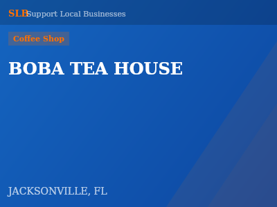 BOBA TEA HOUSE — Coffee Shop in JACKSONVILLE, FL