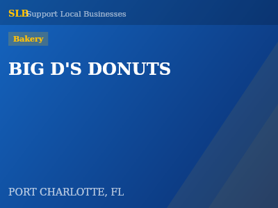BIG D'S DONUTS — Bakery in PORT CHARLOTTE, FL