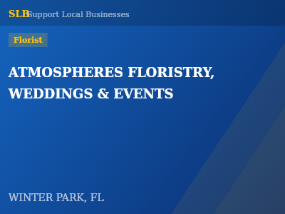 ATMOSPHERES FLORISTRY, WEDDINGS & EVENTS — Florist in WINTER PARK, FL