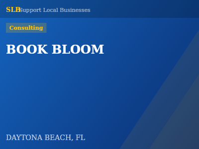 BOOK BLOOM — Consulting in DAYTONA BEACH, FL