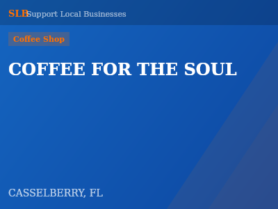 COFFEE FOR THE SOUL — Coffee Shop in CASSELBERRY, FL