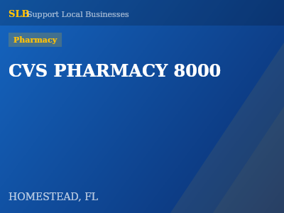 CVS PHARMACY 8000 — Pharmacy in HOMESTEAD, FL