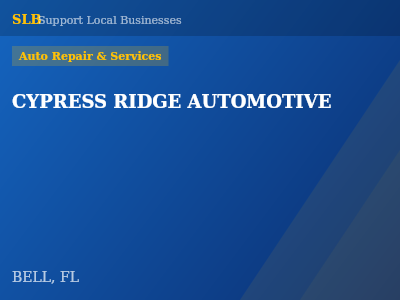 CYPRESS RIDGE AUTOMOTIVE — Auto Repair & Services in BELL, FL