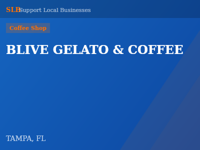 BLIVE GELATO & COFFEE — Coffee Shop in TAMPA, FL
