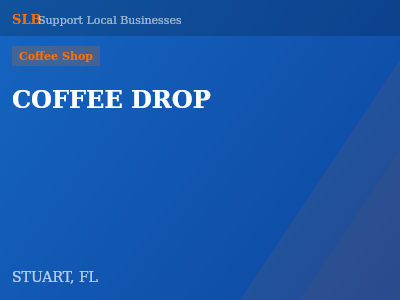 COFFEE DROP — Coffee Shop in STUART, FL