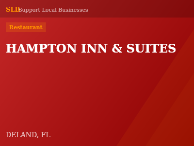 HAMPTON INN & SUITES — Restaurant in DELAND, FL