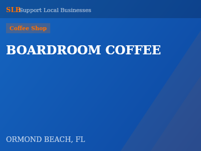 BOARDROOM COFFEE — Coffee Shop in ORMOND BEACH, FL