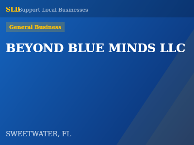 BEYOND BLUE MINDS LLC — General Business in SWEETWATER, FL