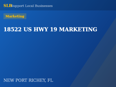 18522 US HWY 19 MARKETING — Marketing in NEW PORT RICHEY, FL