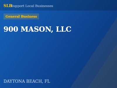 900 MASON, LLC — General Business in DAYTONA BEACH, FL