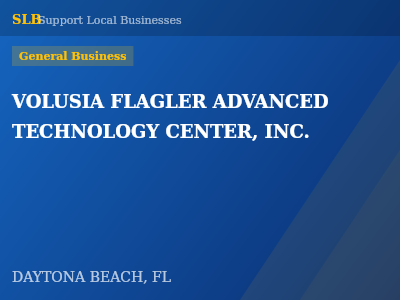 VOLUSIA FLAGLER ADVANCED TECHNOLOGY CENTER, INC. — General Business in DAYTONA BEACH, FL