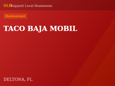 TACO BAJA MOBIL — Restaurant in DELTONA, FL