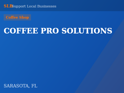 COFFEE PRO SOLUTIONS — Coffee Shop in SARASOTA, FL