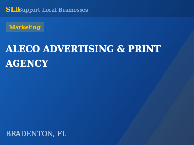 ALECO ADVERTISING & PRINT AGENCY — Marketing in BRADENTON, FL
