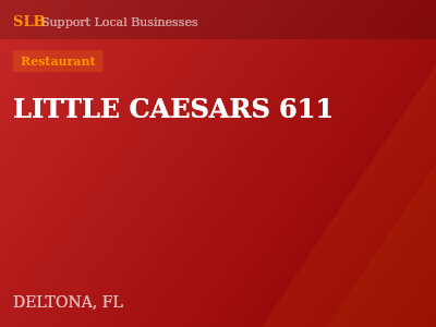 LITTLE CAESARS 611 — Restaurant in DELTONA, FL