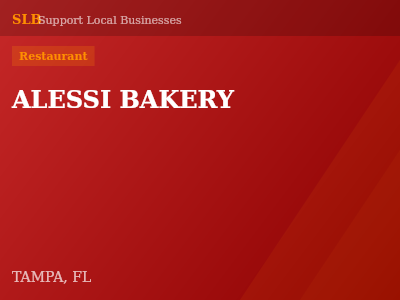 ALESSI BAKERY — Restaurant in TAMPA, FL