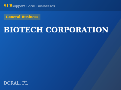 BIOTECH CORPORATION — General Business in DORAL, FL