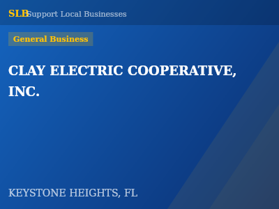 CLAY ELECTRIC COOPERATIVE, INC. — General Business in KEYSTONE HEIGHTS, FL