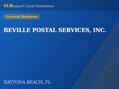 BEVILLE POSTAL SERVICES, INC. — General Business in DAYTONA BEACH, FL