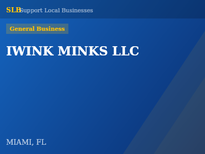 IWINK MINKS LLC — General Business in MIAMI, FL