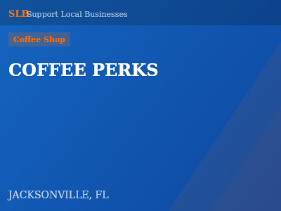 COFFEE PERKS — Coffee Shop in JACKSONVILLE, FL