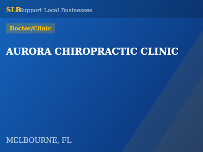 AURORA CHIROPRACTIC CLINIC — Doctor/Clinic in MELBOURNE, FL
