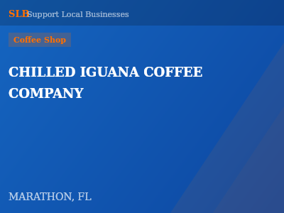 CHILLED IGUANA COFFEE COMPANY — Coffee Shop in MARATHON, FL