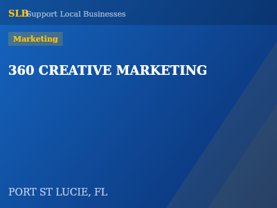 360 CREATIVE MARKETING — Marketing in PORT ST LUCIE, FL