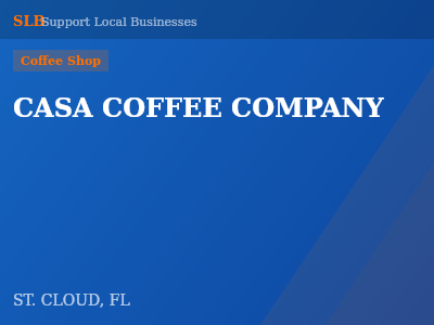 CASA COFFEE COMPANY — Coffee Shop in ST. CLOUD, FL