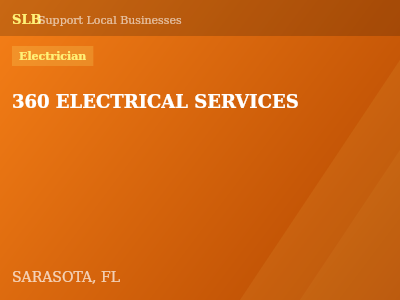 360 ELECTRICAL SERVICES — Electrician in SARASOTA, FL