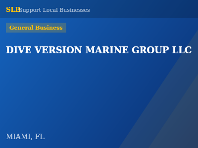 DIVE VERSION MARINE GROUP LLC — General Business in MIAMI, FL