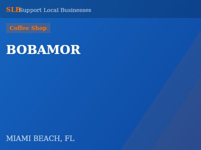 BOBAMOR — Coffee Shop in MIAMI BEACH, FL