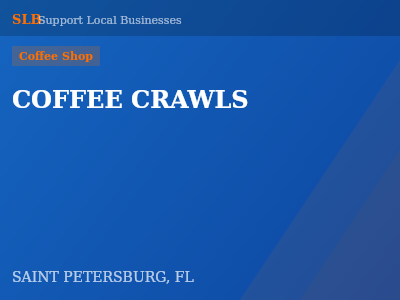 COFFEE CRAWLS — Coffee Shop in SAINT PETERSBURG, FL