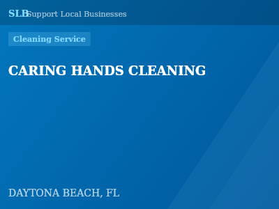 CARING HANDS CLEANING — Cleaning Service in DAYTONA BEACH, FL