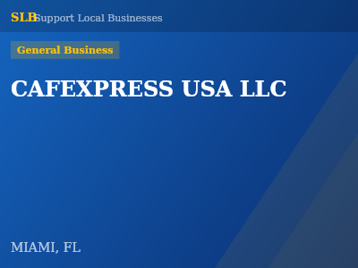 CAFEXPRESS USA LLC — General Business in MIAMI, FL