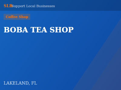 BOBA TEA SHOP — Coffee Shop in LAKELAND, FL
