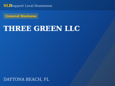 THREE GREEN LLC — General Business in DAYTONA BEACH, FL